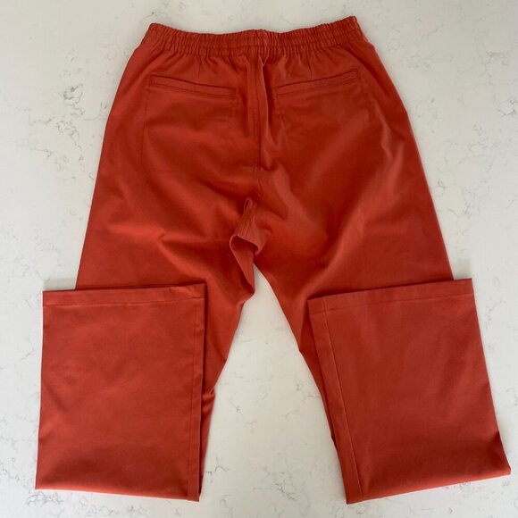 Outdoor Voices Flare Pull On Pant Recycled Poly Blend Cacao Orange Sz S NWT - Picture 10 of 11